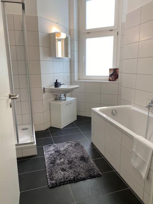 Akk3 Apartment Magdeburg Altstadt Zentral Balkon Exterior foto